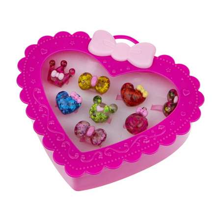 Набор бижутерии 1TOY Sweet heart Bijou 8 колец леденцы