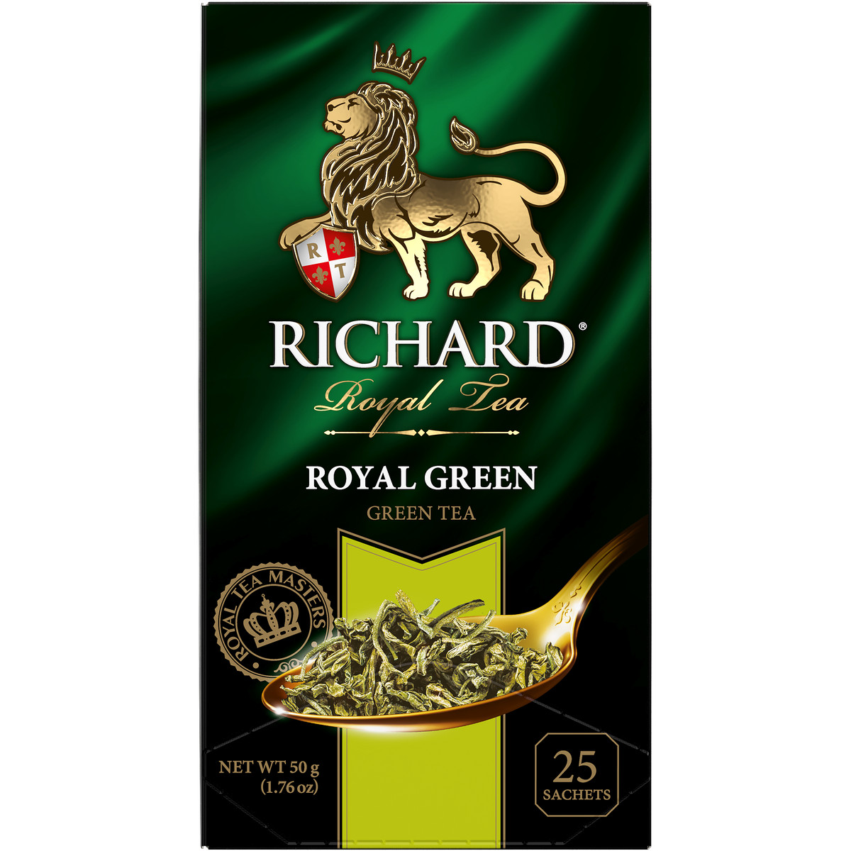 Чай зеленый Richard Royal Green 25 пакетиков - фото 1
