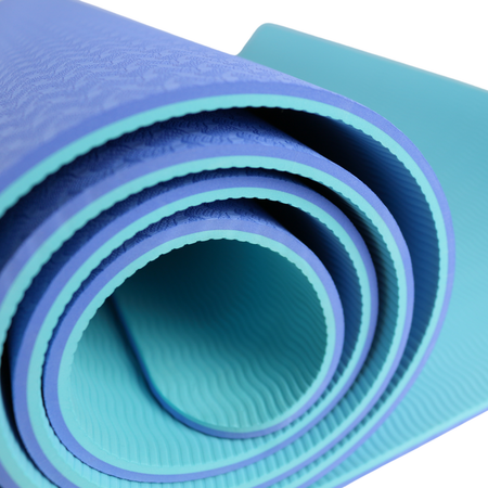 Коврик для йоги и фитнеса Espado TPE 173x61x0.6 см синий ES9033