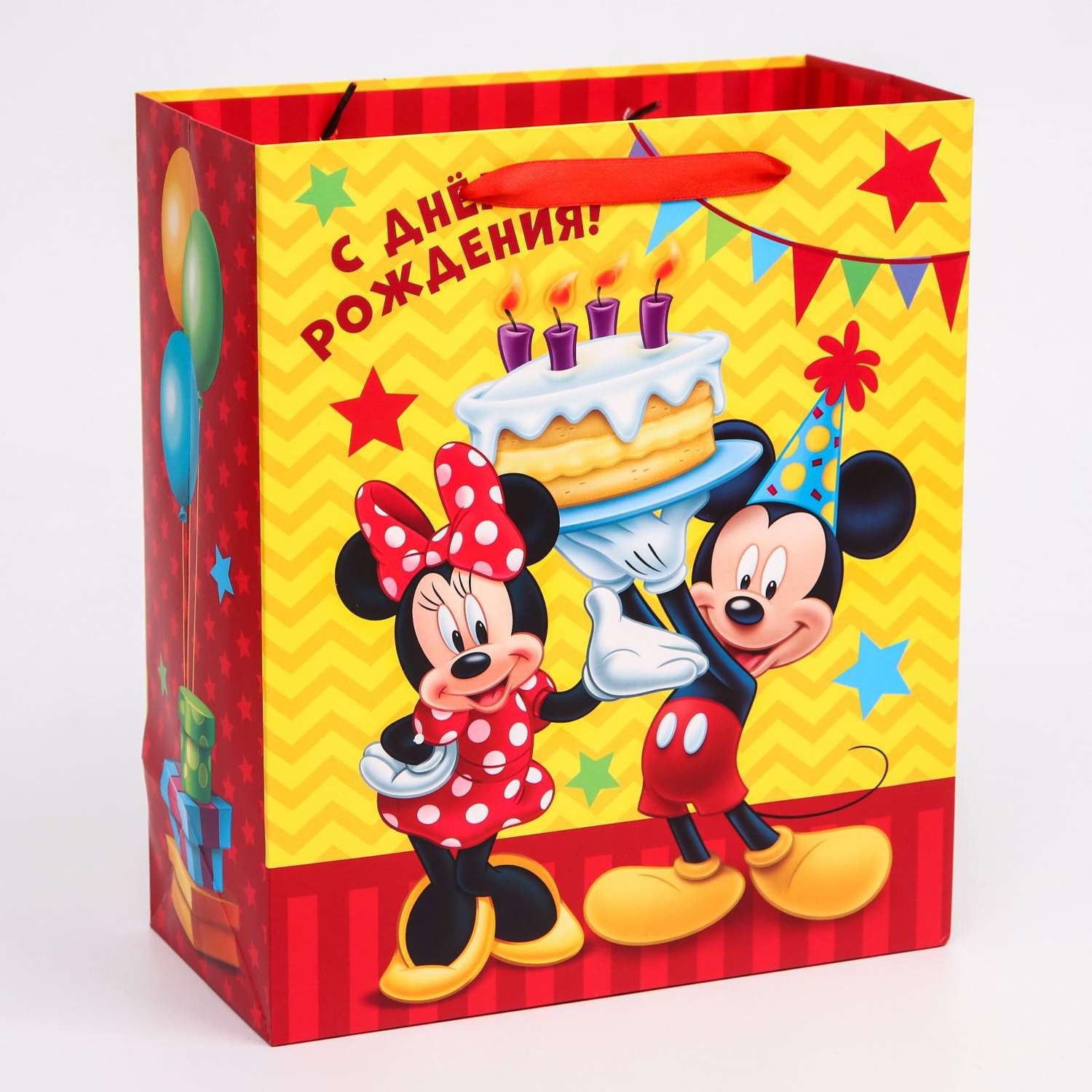 Пакет подарочный Disney «С Днем Рождения!» Микки Маус - фото 1