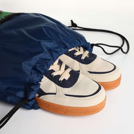 Мешок для обуви Sima-Land на шнурке цвет синий
