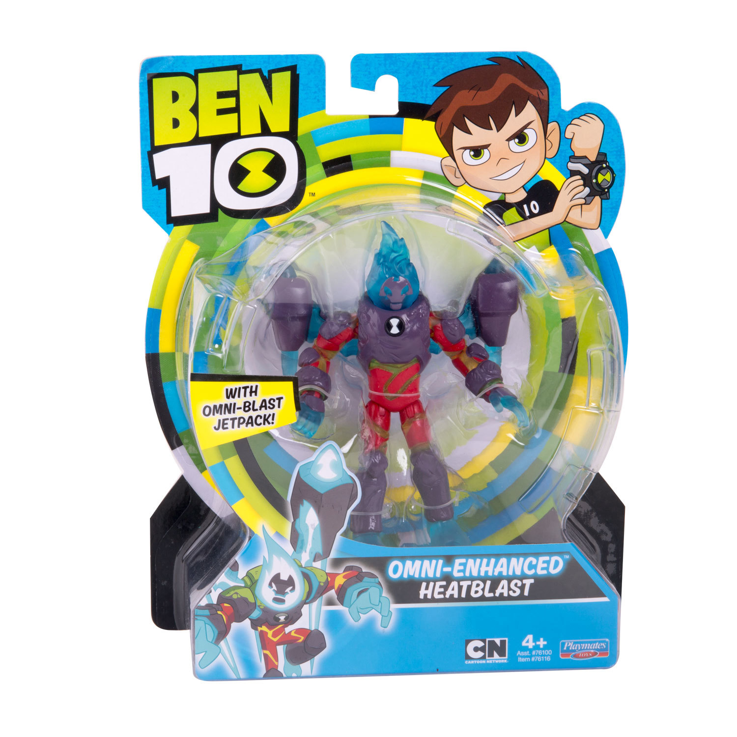 Фигурка Ben10 Человек Огонь 76116 - фото 2