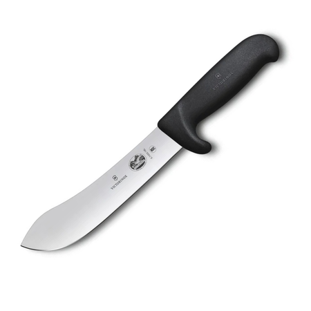Нож кухонный Victorinox Butchers Safety Nose 5.7603.18L стальной разделочный лезвие 180мм