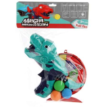 Игровой набор Veld Co оружие Динозавр с шариками и мишенью