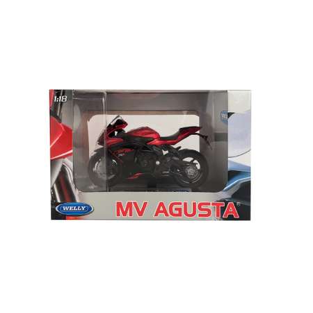 Мотоцикл WELLY 1:18 MV Agusta F3RR красный