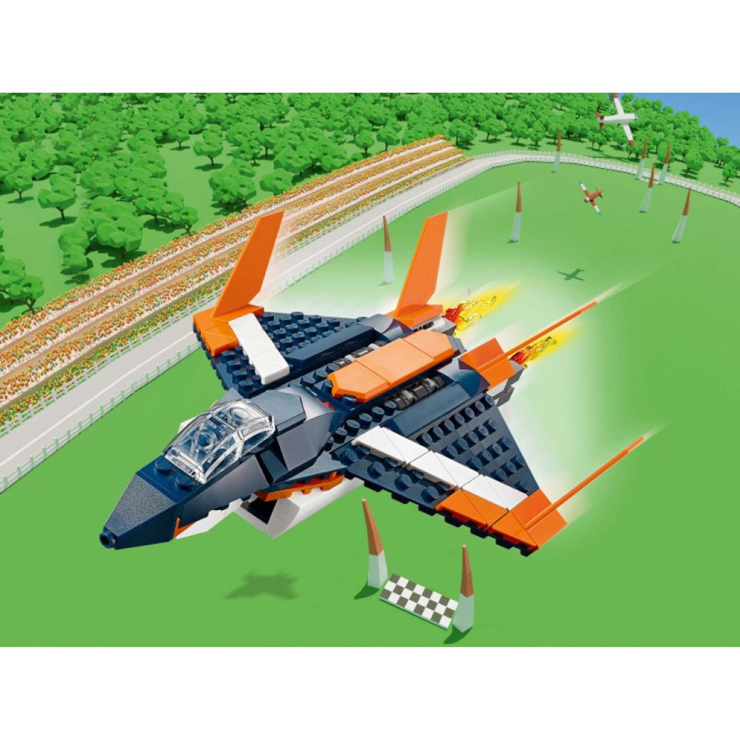 Конструктор LEGO Creator Сверхзвуковой самолёт 31126 - фото 6
