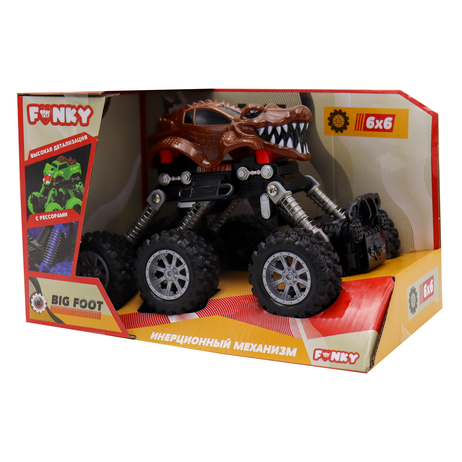 Внедорожник Funky Toys коричневый FT97946 - фото 4