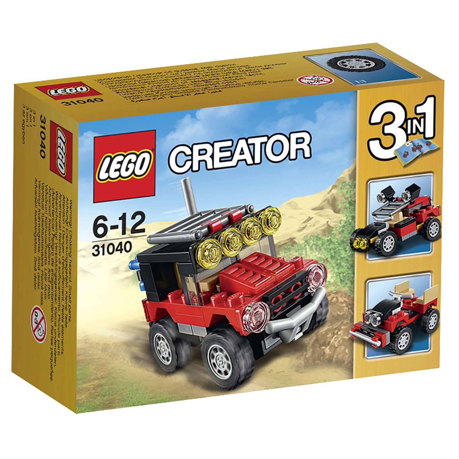 Конструктор LEGO Creator Гонки в пустыне (31040) - фото 2