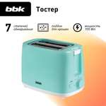 Тостер BBK TR82 снежная мята мощность 700 Вт