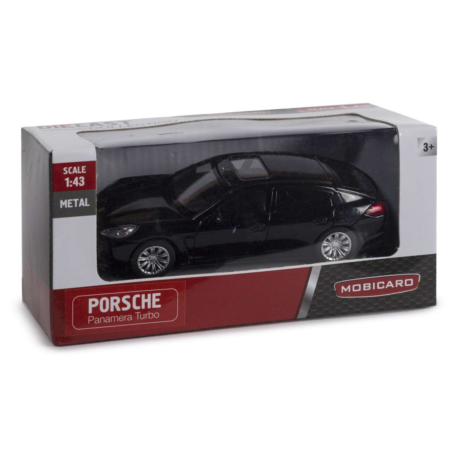 Машинка Mobicaro Porsche Panamera Turbo 1:43 в ассортименте 444009 - фото 4