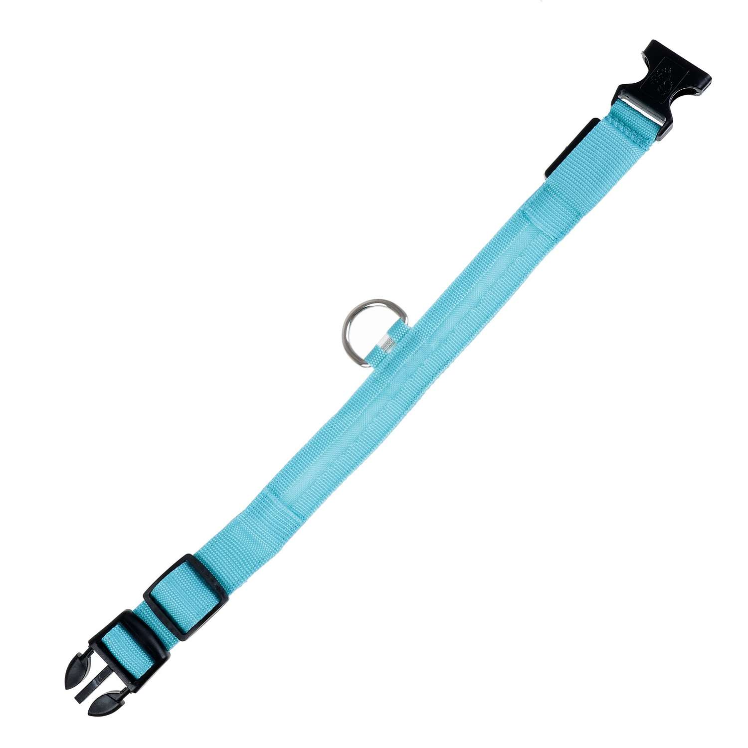 Ошейник Пижон с подсветкой зарядка от USB до 45 см 3 режима свечения голубой - фото 5