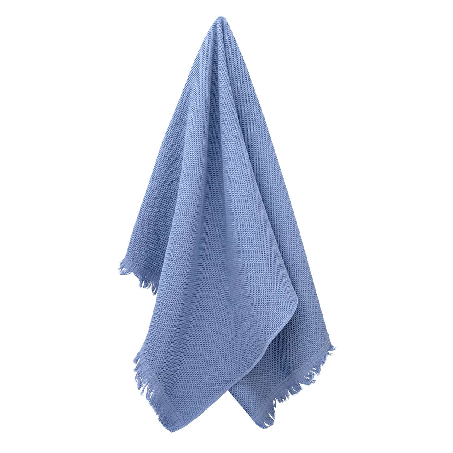Вафельное полотенце BRAVO Сауна 100х150 синий - фото 3