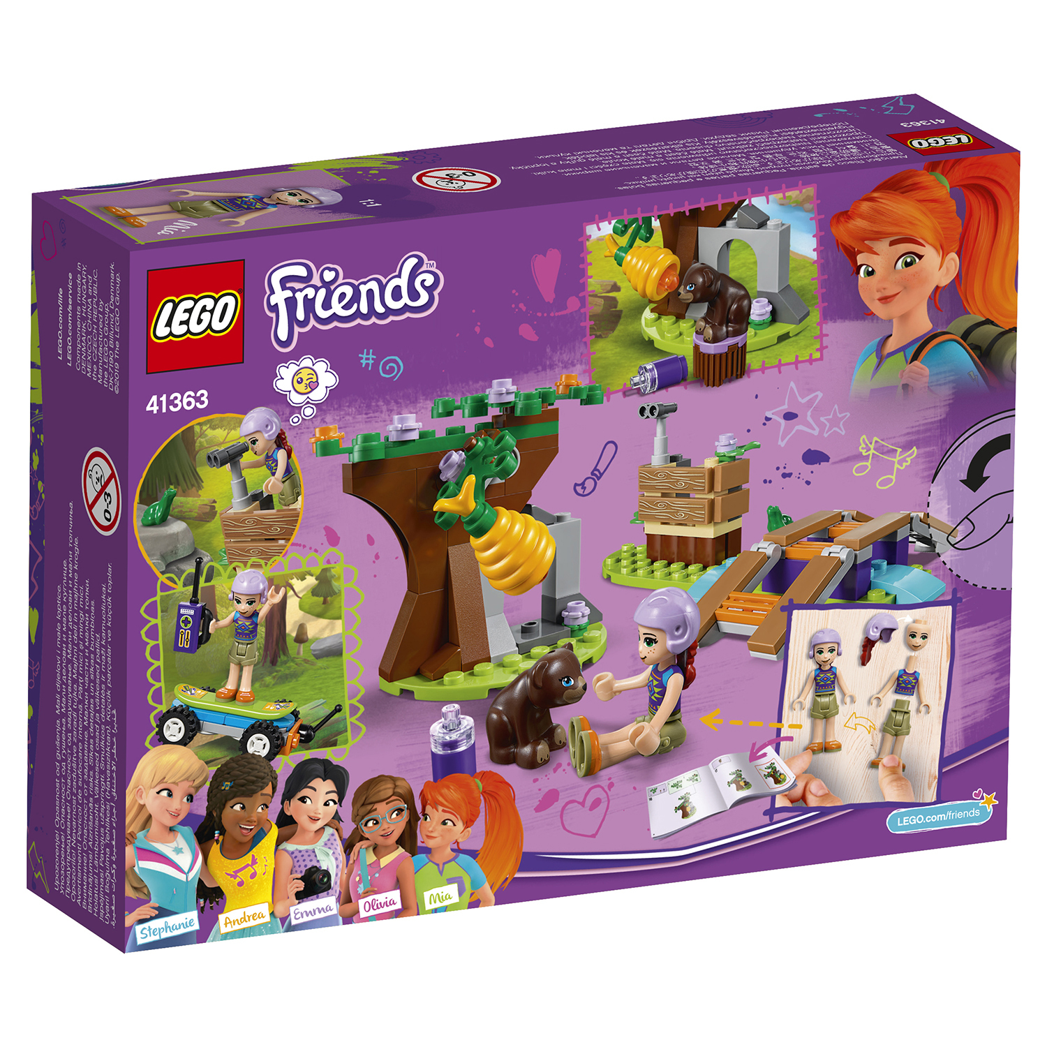 Конструктор LEGO Friends Приключения Мии в лесу 41363 - фото 3