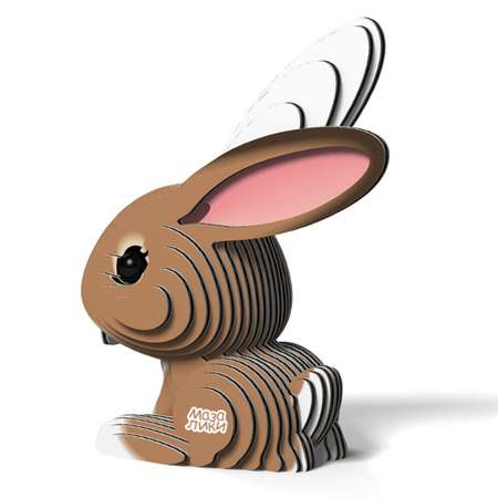 Сборная 3D игрушка-пазл Мазалики Кролик