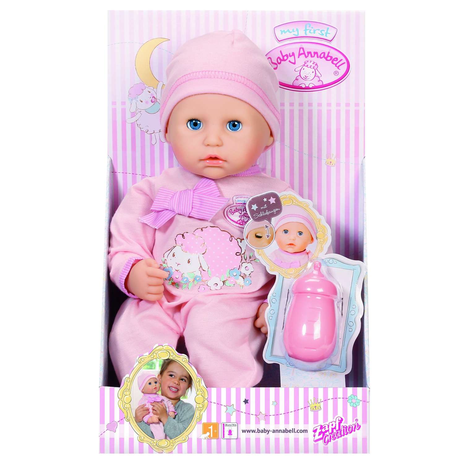Кукла Zapf Creation My first Baby Annabell с бутылочкой 794-463 794-463 - фото 2