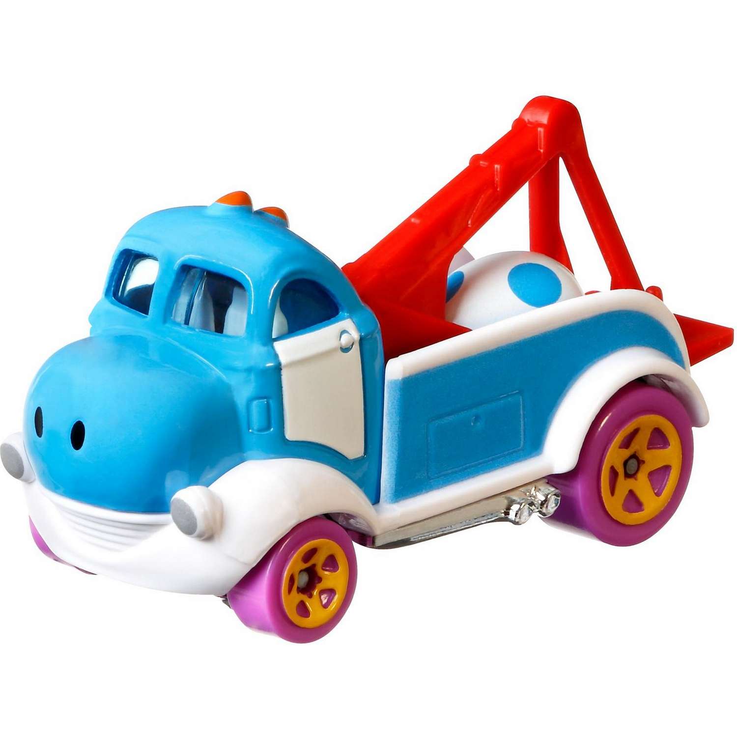 Машинка Hot Wheels Герои компьютерных игр Super Mario Йоши Светло-голубой GRM39 GJJ23 - фото 1