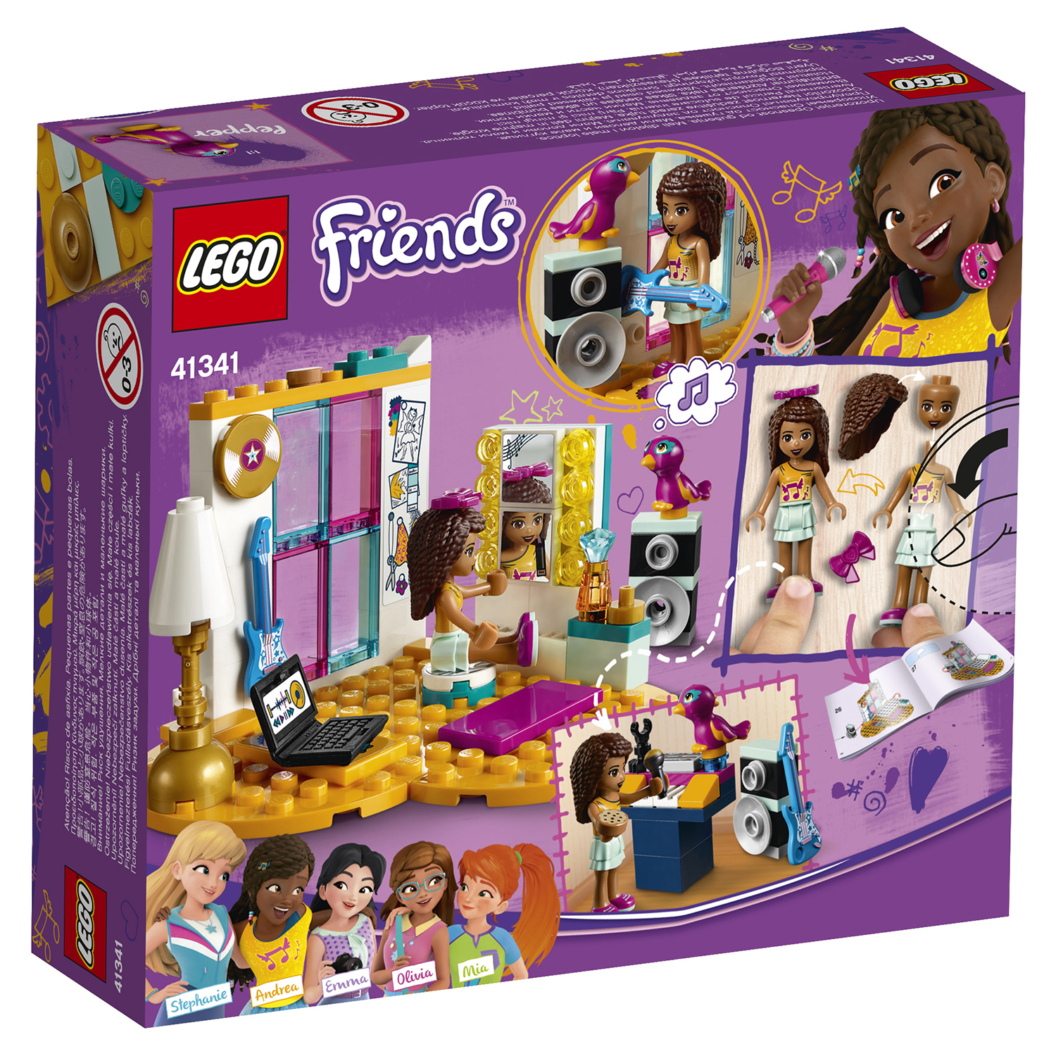 Конструктор LEGO Friends Комната Андреа 41341 - фото 3