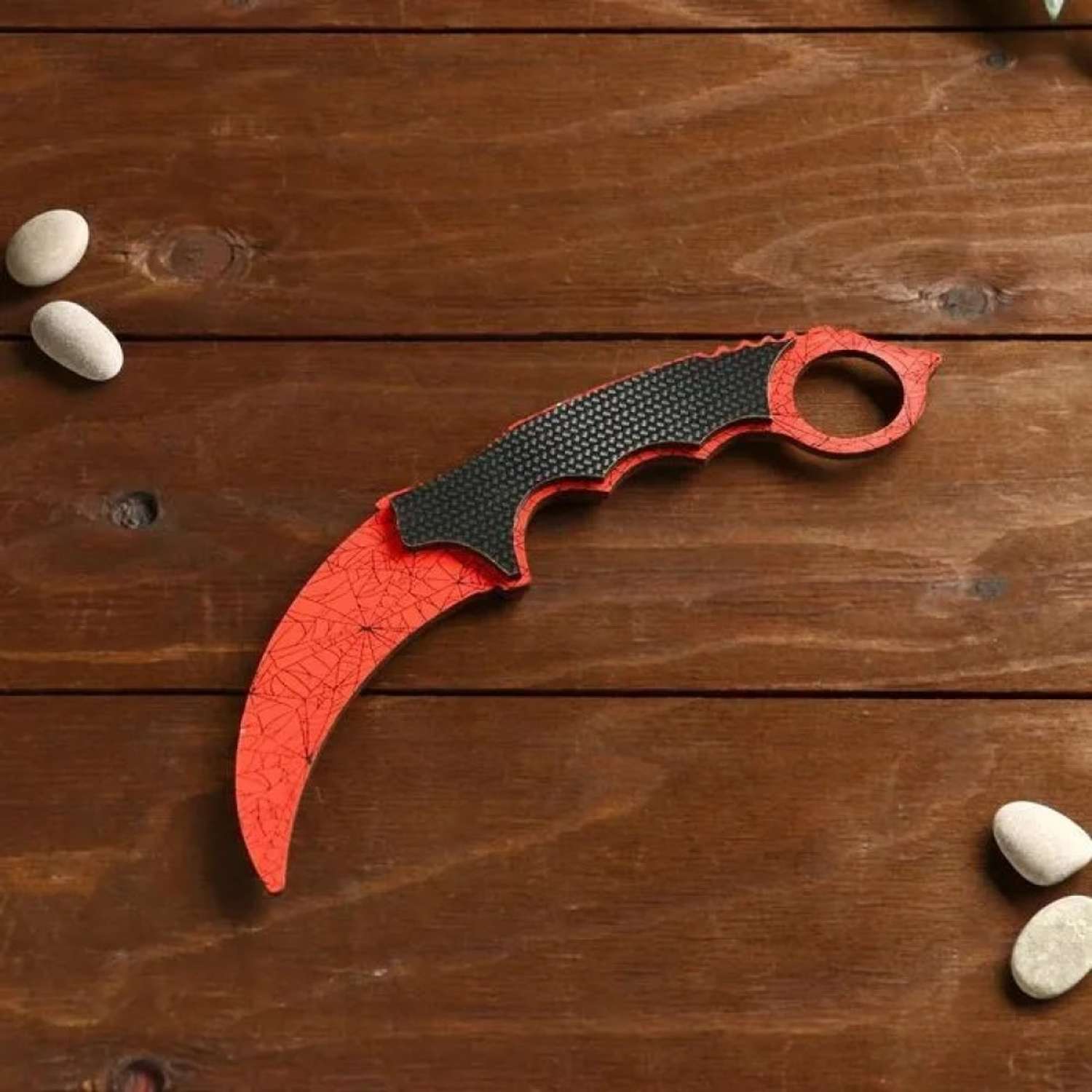 Нож деревянный BalaToys Керамбит 20 см - фото 6