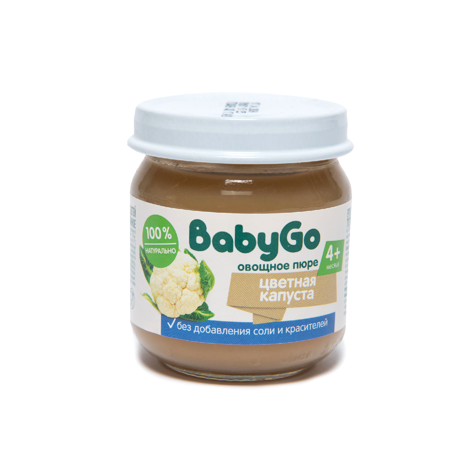 Пюре овощное Baby Go цветная капуста 80г с 4месяцев - фото 4