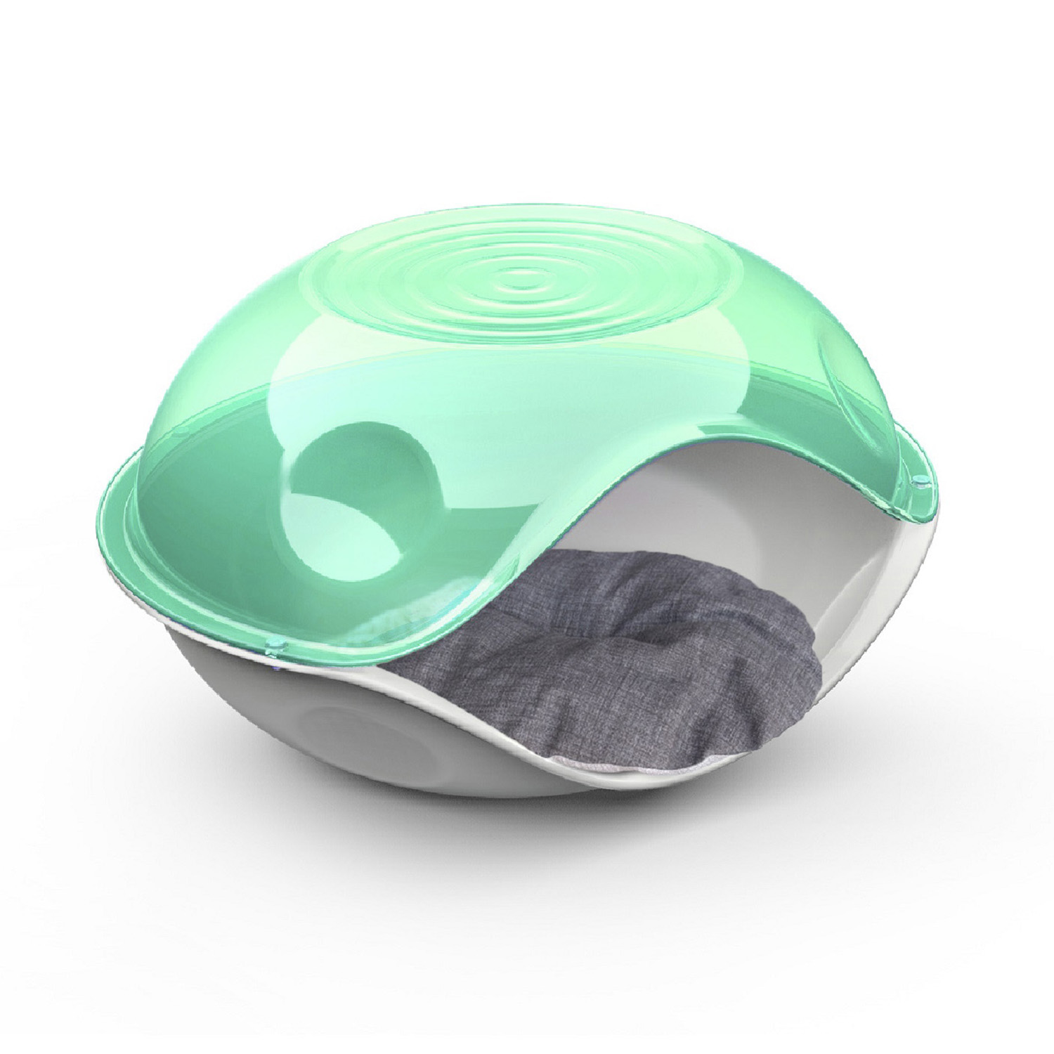 Лежанка для животных Lilli Pet Bed Ufo с подушкой Зеленый 20-6211 - фото 1