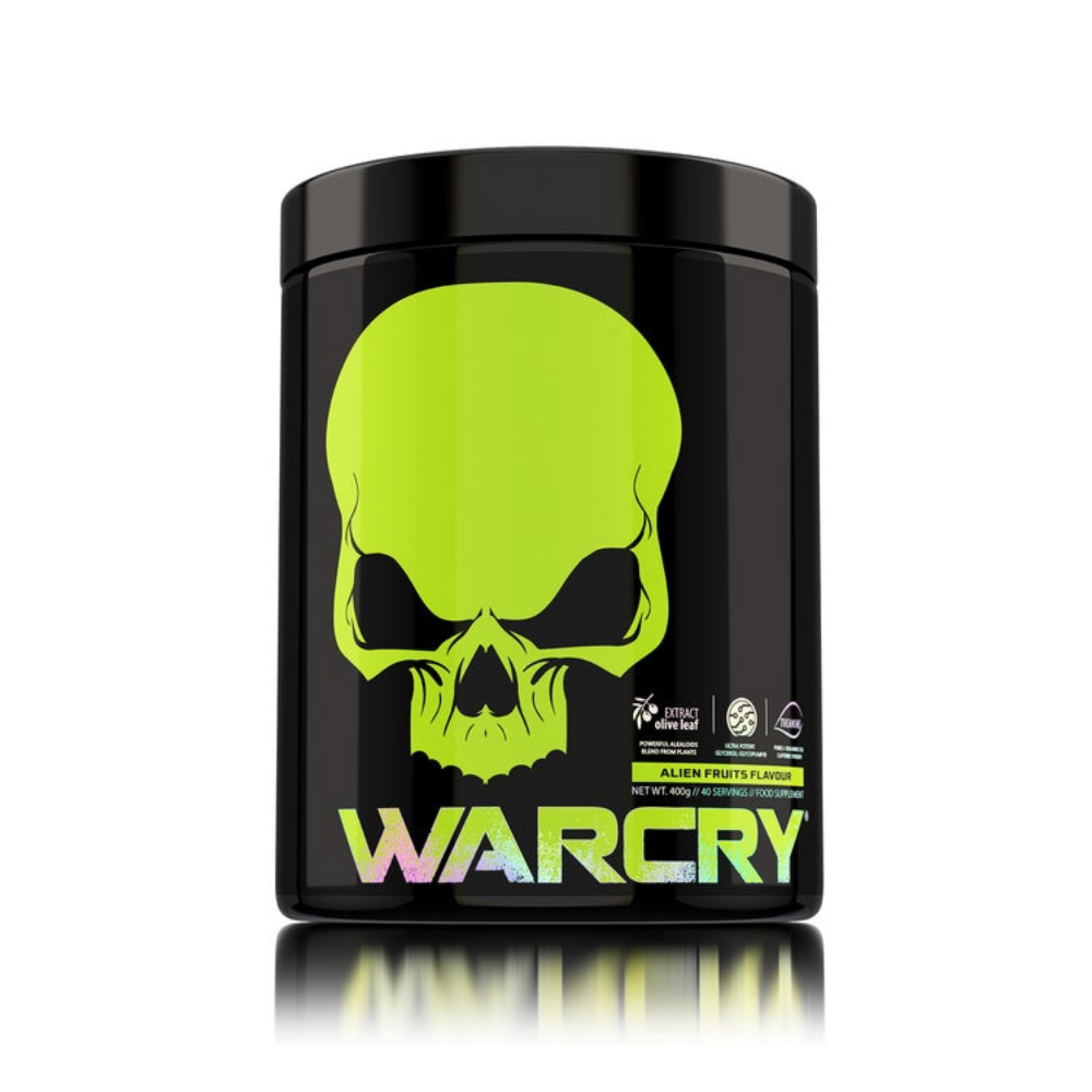 Предтренировочный комплекс Genius Nutrition Warcry 400 г инопланетные фрукты - фото 1