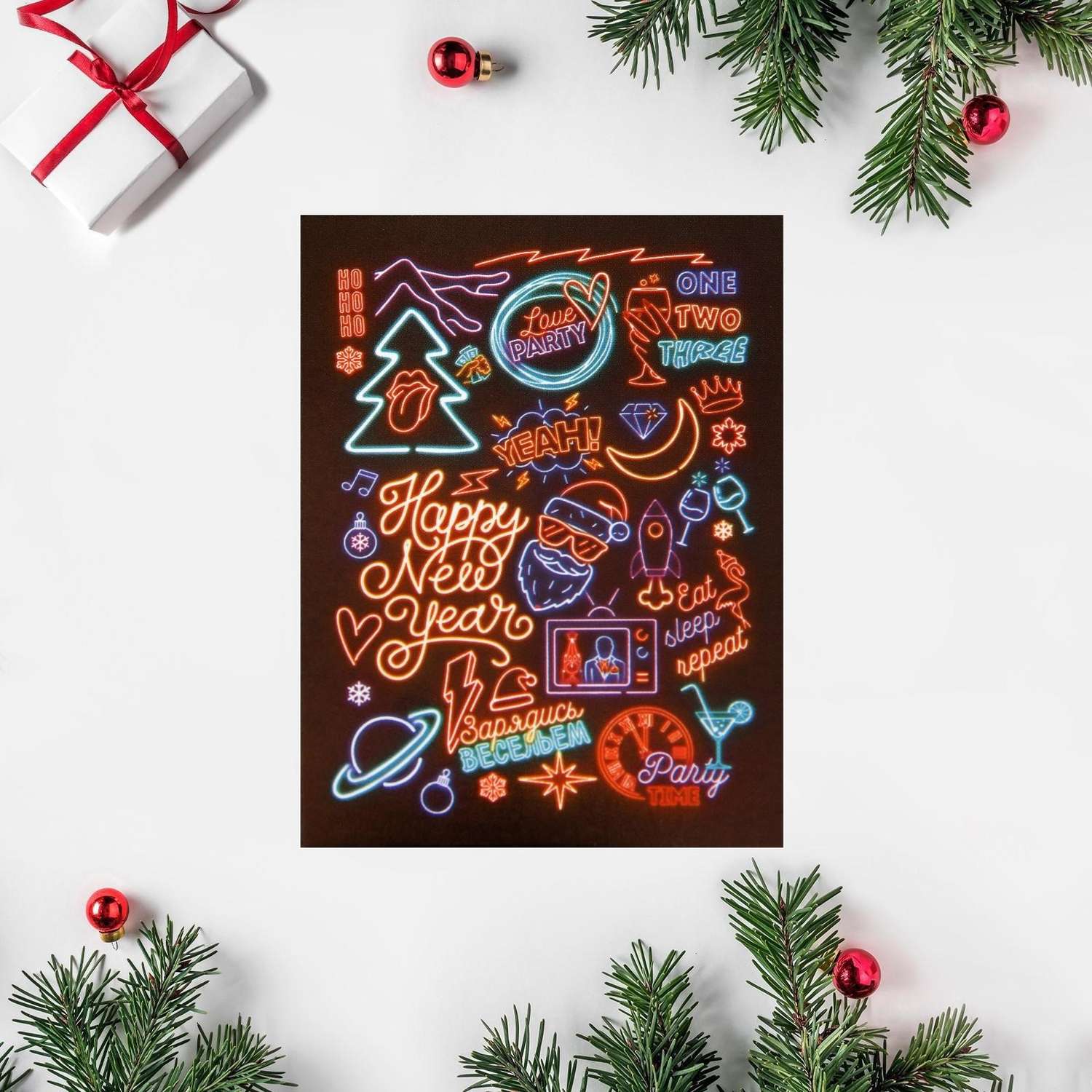 Набор Дарите Счастье открыток комплиментов«Новогодние»в наборе 26 шт. 8×6 см - фото 4