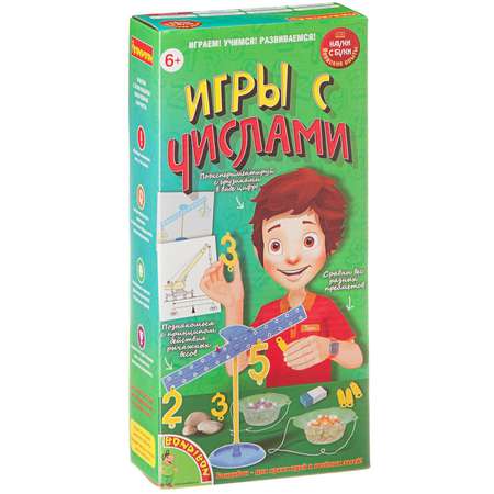 Игра настольная BONDIBON Игры числами серия Науки с Буки