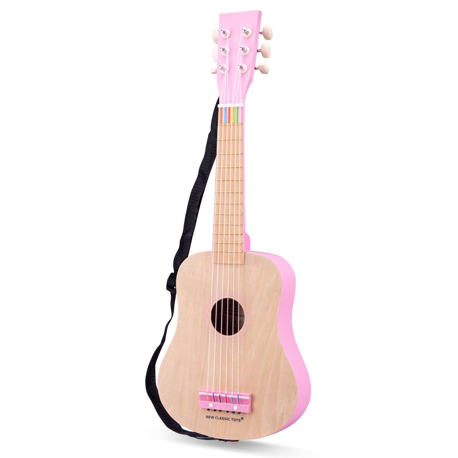 Гитара New Classic Toys 64 см. розовая 10302 - фото 1