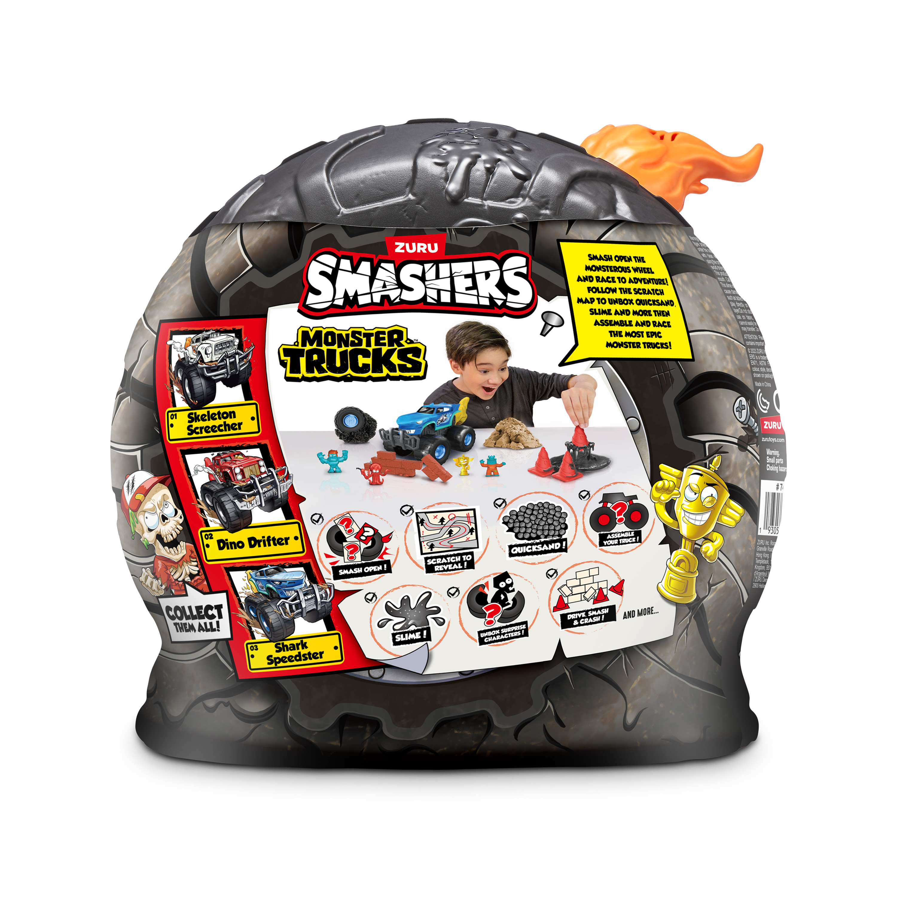 Набор игровой Smashers Monster Truck в непрозрачной упаковке (Сюрприз) 74103 74103 - фото 17