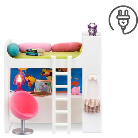 Мебель для домика Lundby Смоланд Кровать-чердак 7предметов LB_60208400