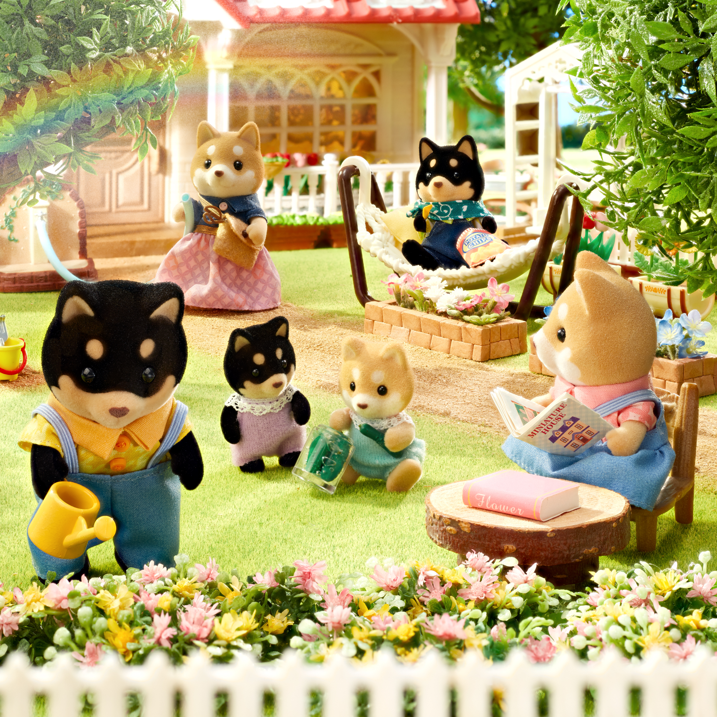 Набор Sylvanian Families Семья собачек шиба 2124 - фото 3