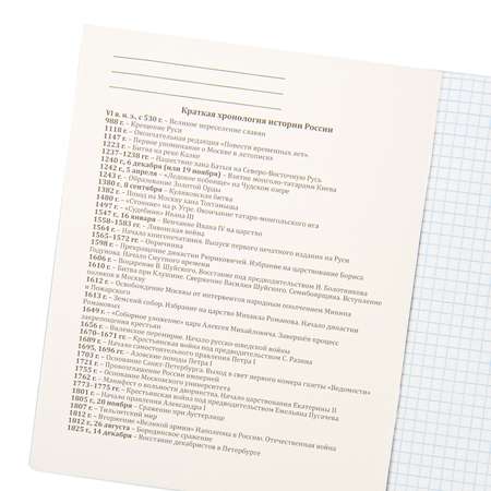 Тетрадь предметная 48л Erhaft История 48-5549