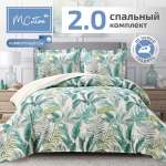 Комплект постельного белья MCotton Ферро 2-спальный макси микро-сатин 6180-1+6180а-1