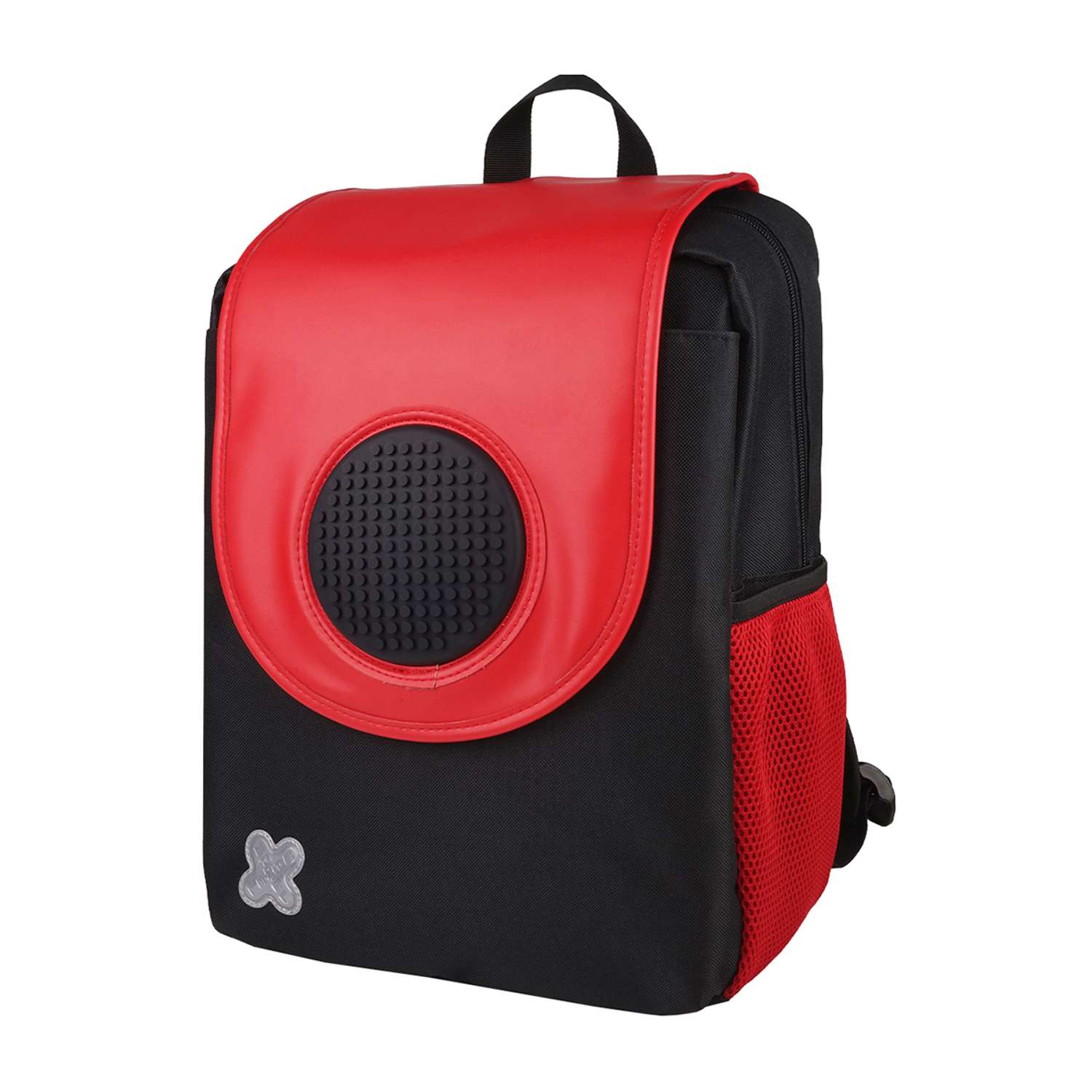 Рюкзак пиксельный Upixel futuristic Kids School Bag чёрно-красный облегченный - фото 1