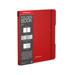 Тетрадь общая ErichKrause в съемной обложке FolderBook Classic красный А5+ 2x48 листов клетка