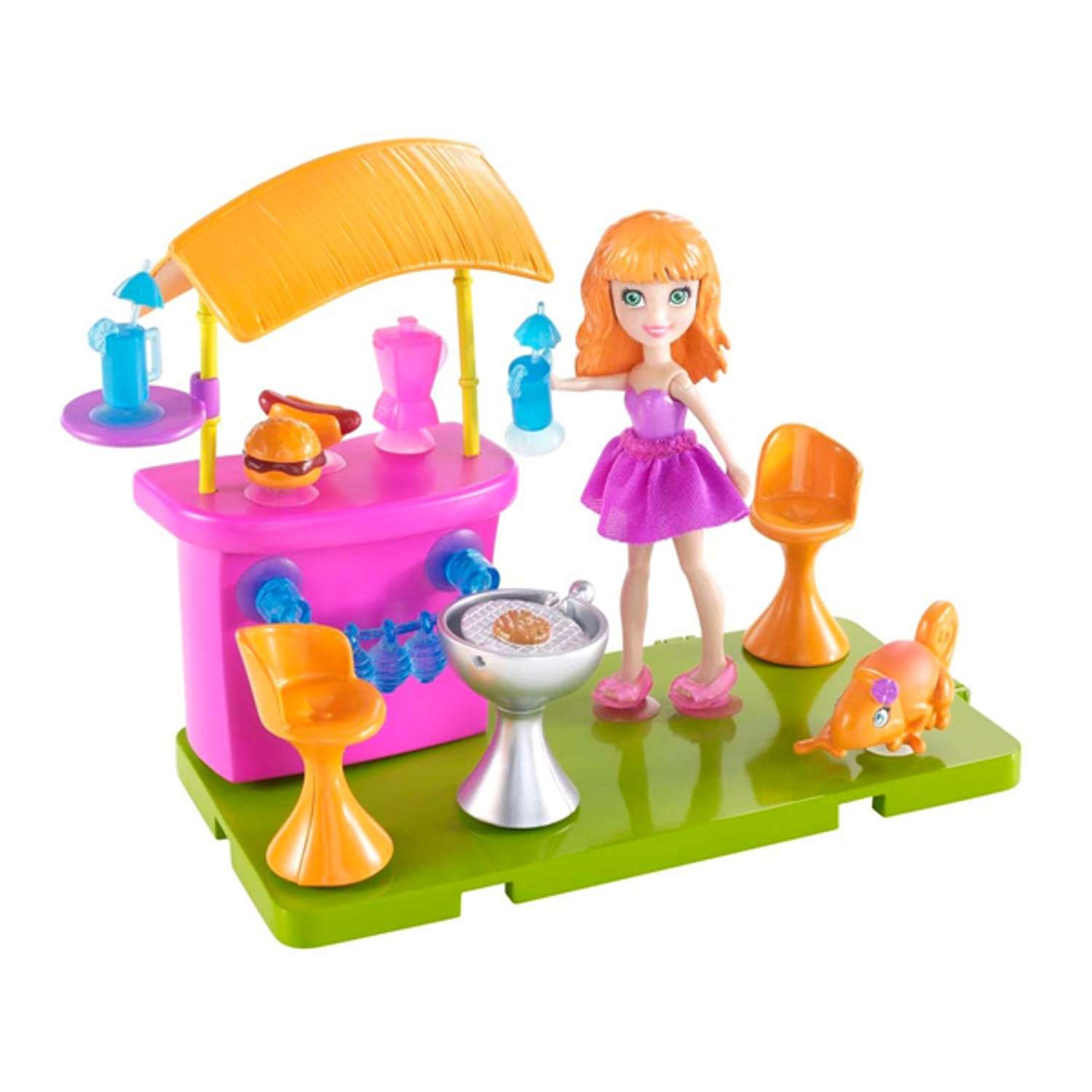 Комната Polly Pocke Barbie с аксессуарами в ассортименте 173224/X0888 - фото 1