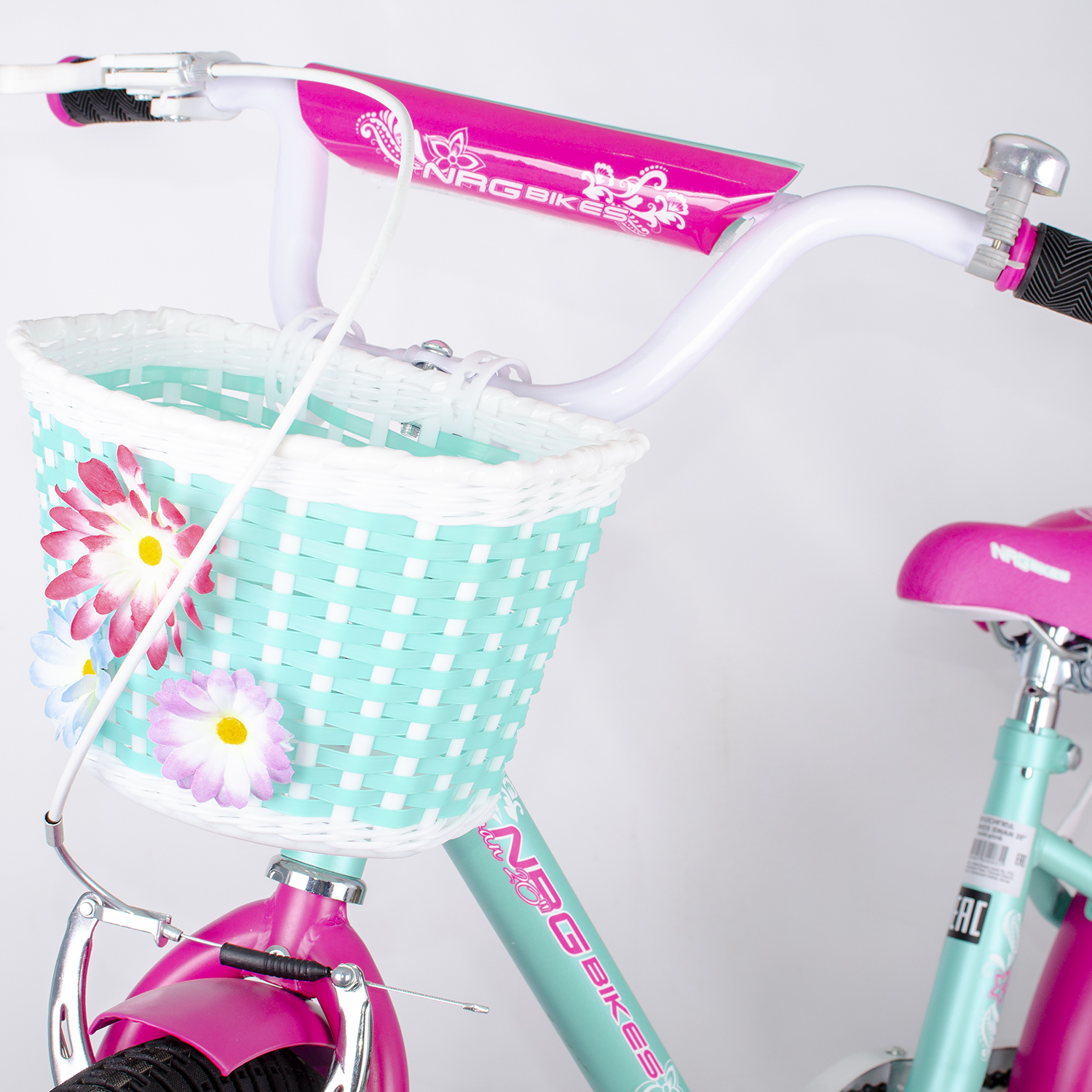 Велосипед NRG BIKES SWAN 20 mint-pink - фото 10