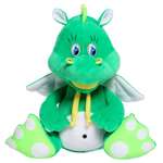 Мягкая игрушка POMPOSHKI «Дракончик Дени» малый 33 см цвет зеленый