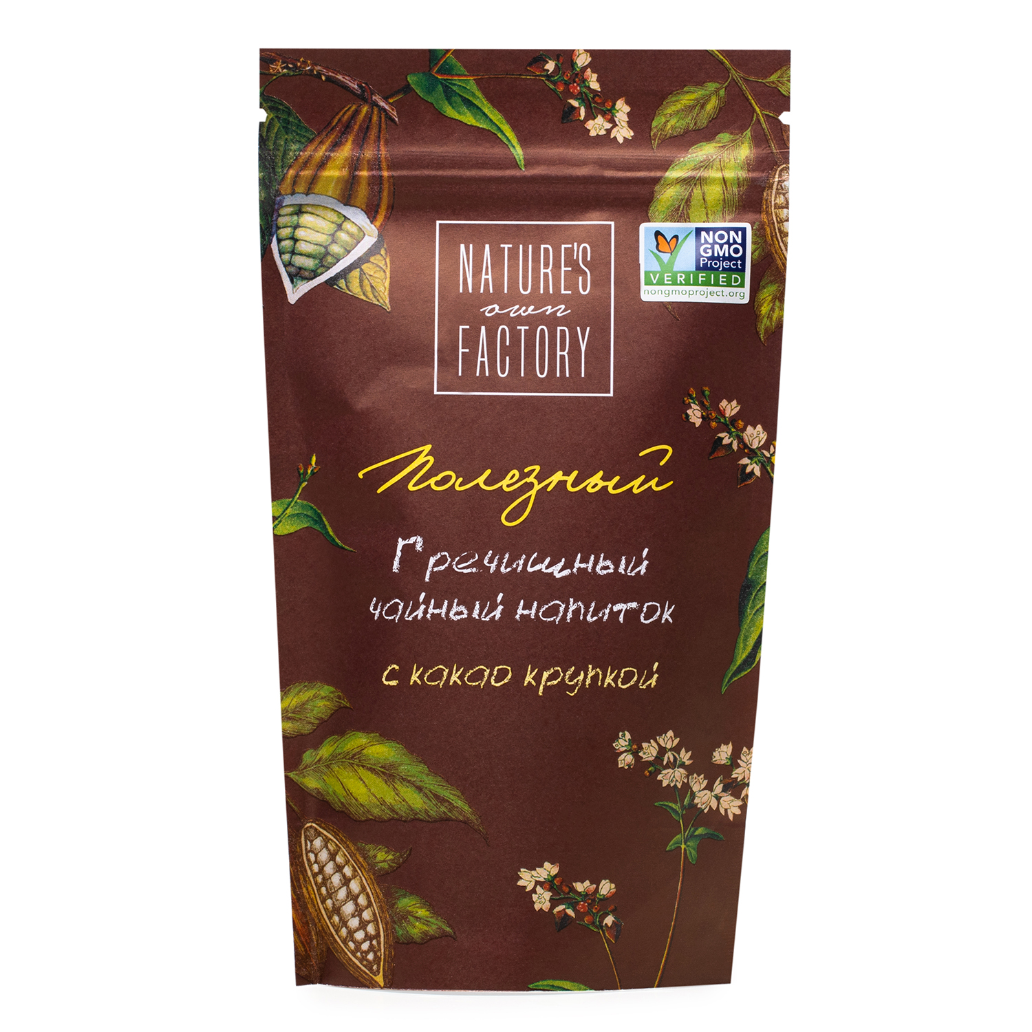 Напиток чайный Natures own factory гречишный какао-крупка 100г - фото 1