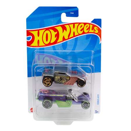 Набор машинок Hot Wheels Экипаж механиков Луиджи и Гвидо масштабные 2шт HGB43