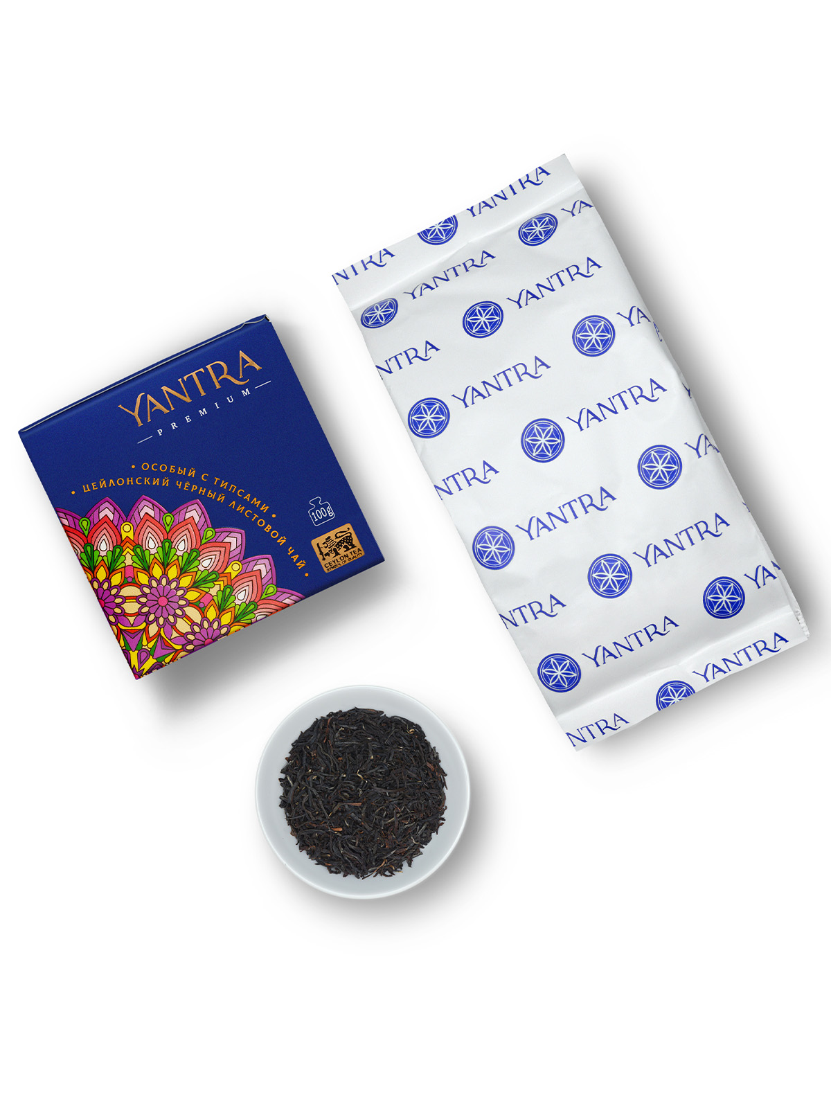 Чай Премиум Yantra чёрный листовой с типсами стандарт Extra Special Tippy Tea 100 г - фото 6