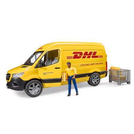 Фургон Bruder Mercedes Benz Sprinter Dhl с фигуркой 02-671