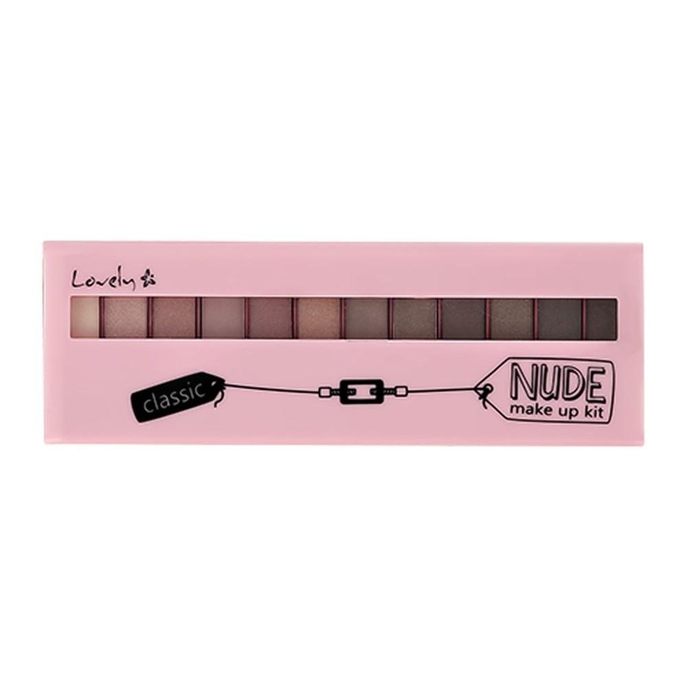 Палетка теней Lovely nude make up kit classic - фото 1