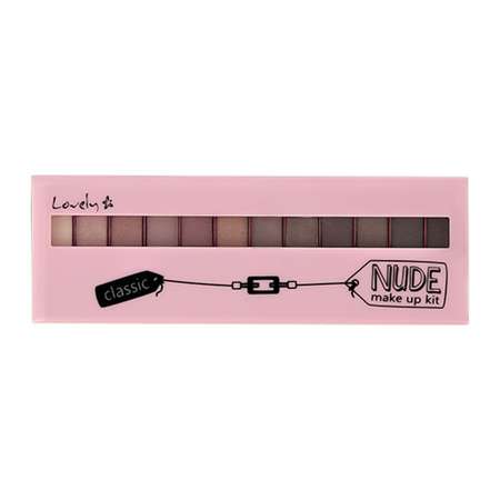 Палетка теней Lovely nude make up kit classic