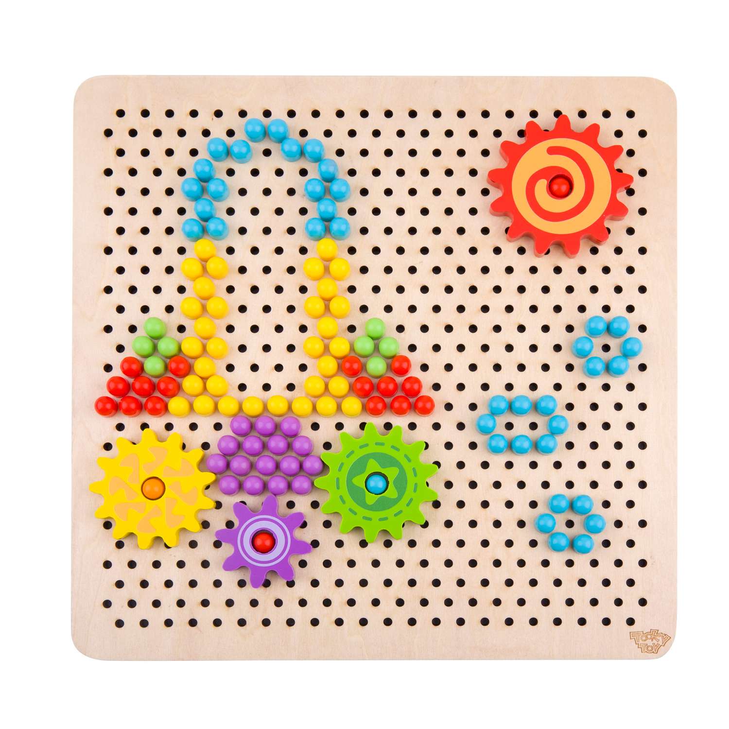 Игровой набор Tooky Toy TL001 Мозаика шестеренки - фото 2