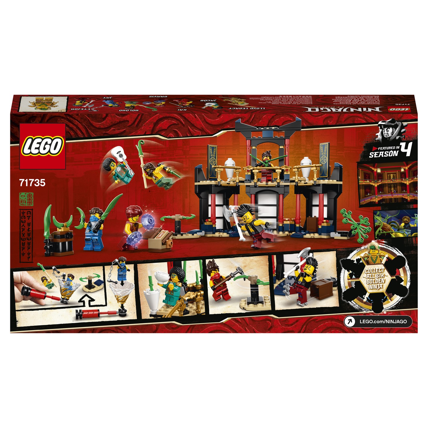 Конструктор LEGO Ninjago Турнир стихий 71735 - фото 3