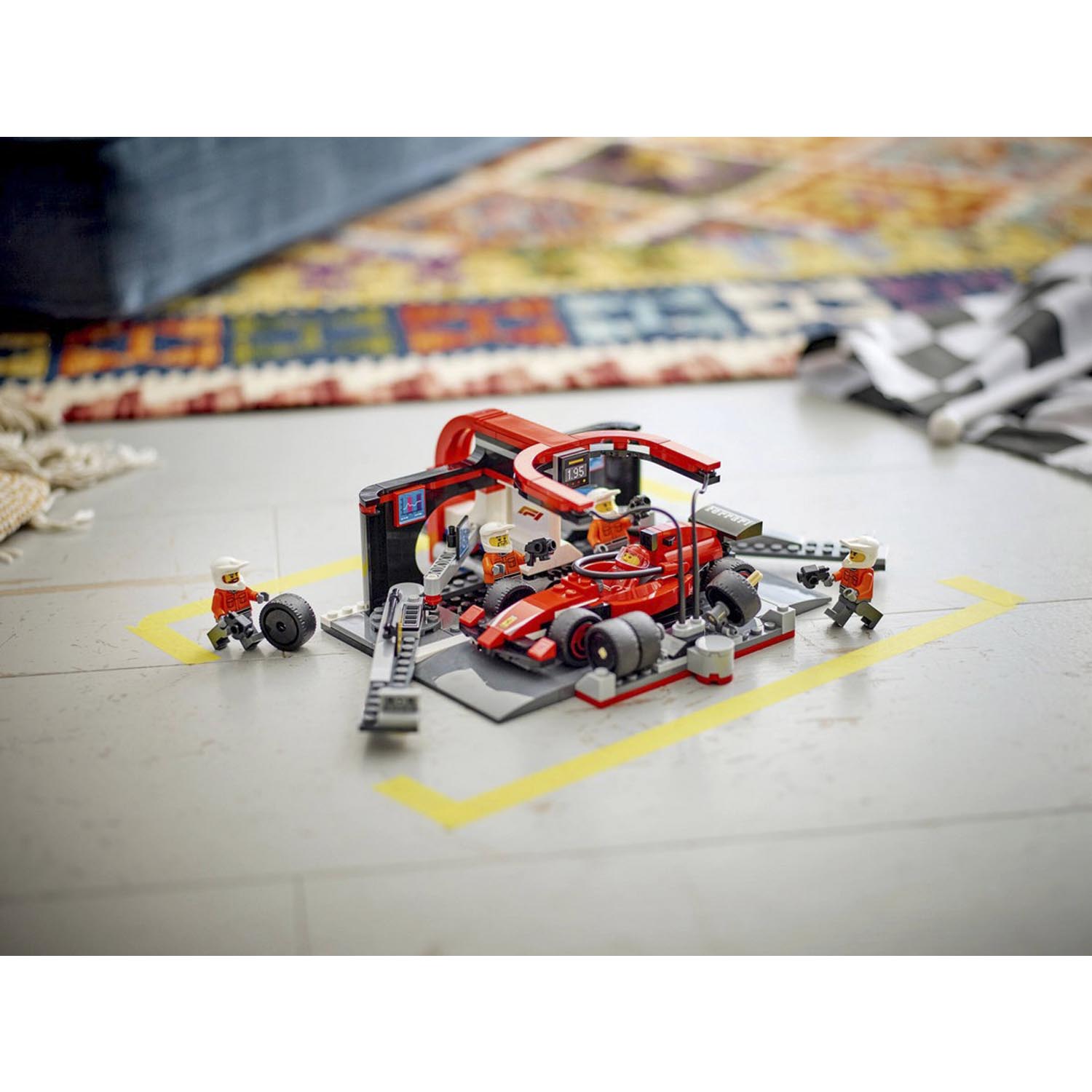 Конструктор детский LEGO City Пит-стоп и команда F1 - фото 6