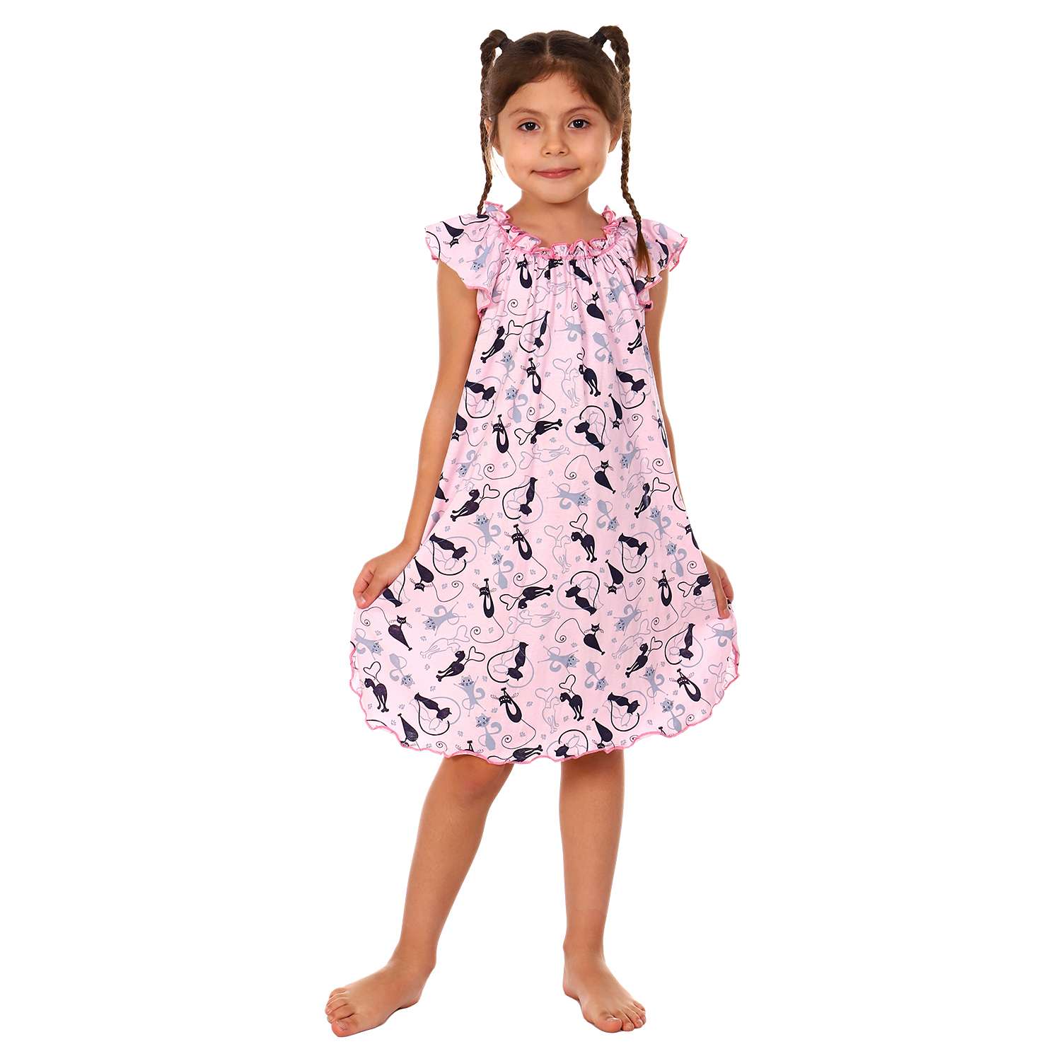 Сорочка ночная Детская Одежда 0003К/розовый - фото 1
