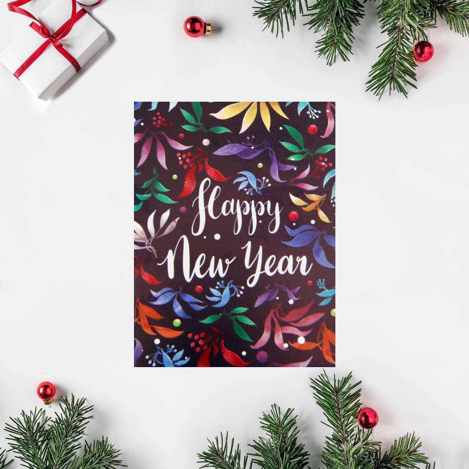 Набор Дарите Счастье открыток комплиментов«Новогодние»в наборе 26 шт. 8×6 см - фото 13