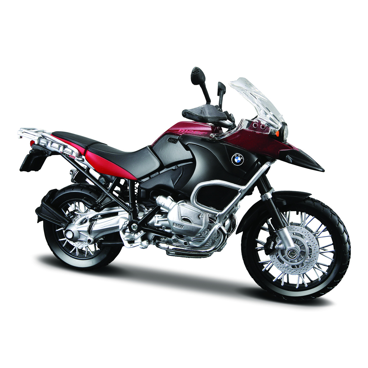 Мотоцикл MAISTO BMW R 1200 Gs 1:12 красный 20-07123 - фото 1